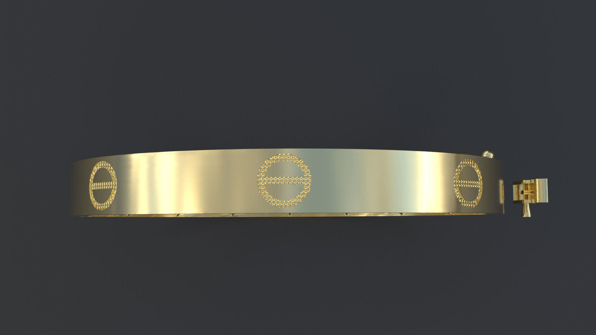 7 mm bracelet 3D print model_1