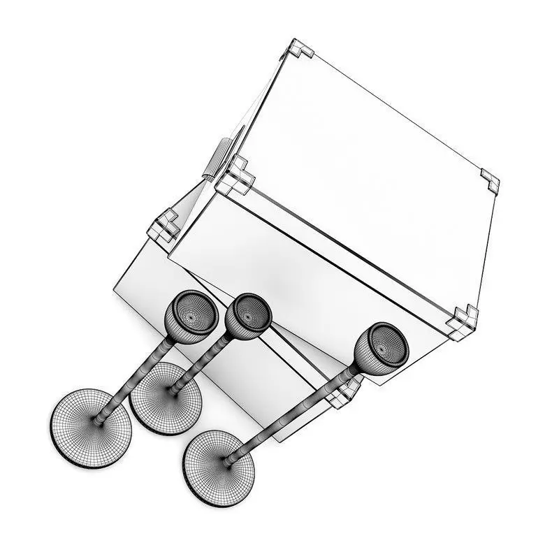 Decorative Boxes 2 3D model_0