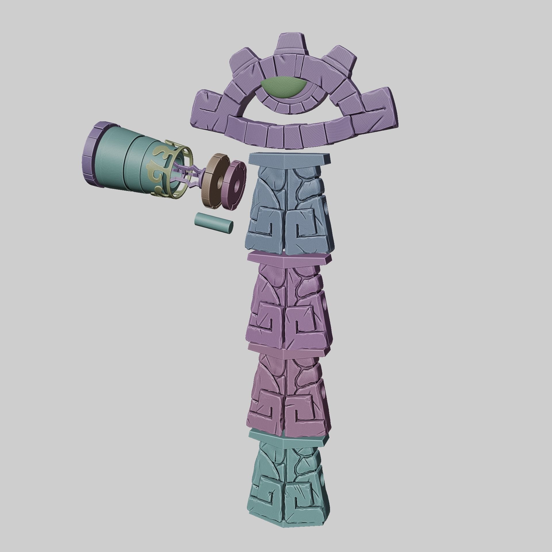 Link UltraHand Energy Cell Capacitor Zelda Tears of The Kingdom 3D print model_16