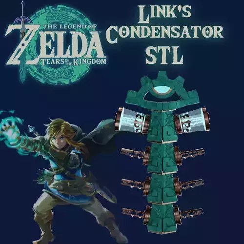 Link UltraHand Energy Cell Capacitor Zelda Tears of The Kingdom
