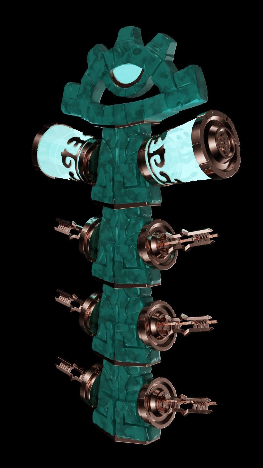 Link UltraHand Energy Cell Capacitor Zelda Tears of The Kingdom 3D print model_5