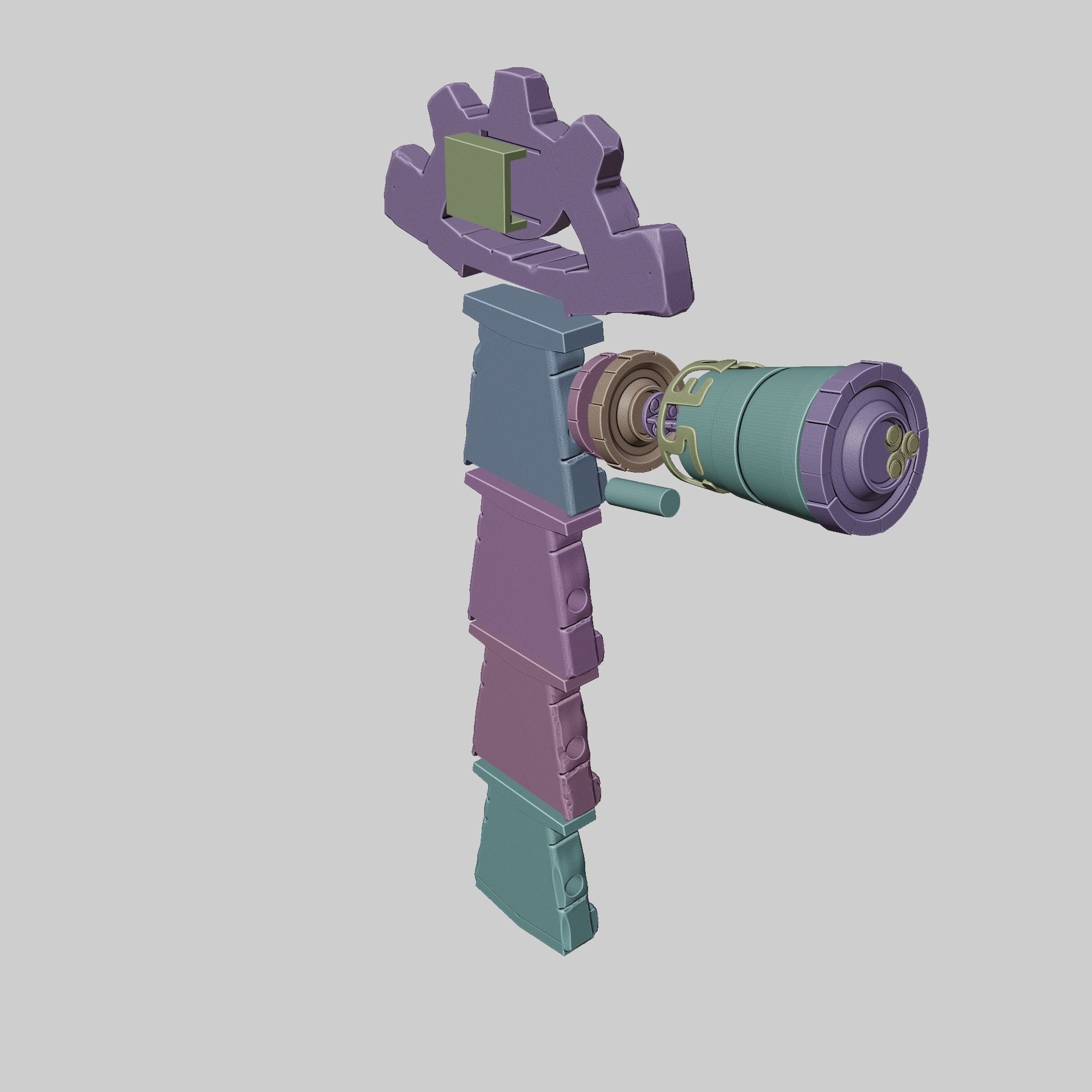 Link UltraHand Energy Cell Capacitor Zelda Tears of The Kingdom 3D print model_8