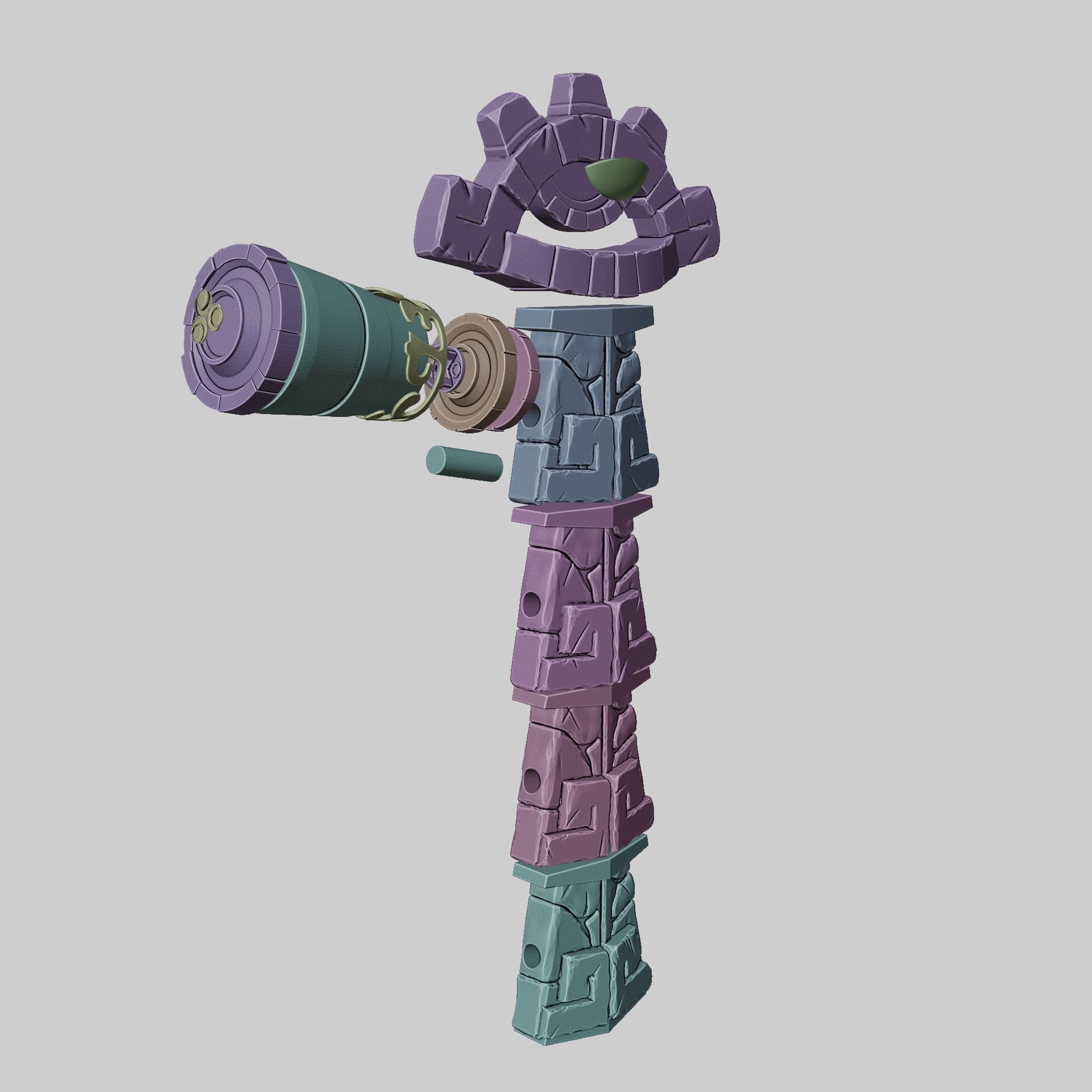 Link UltraHand Energy Cell Capacitor Zelda Tears of The Kingdom 3D print model_17