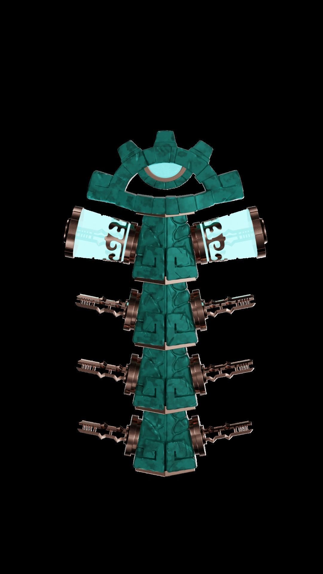 Link UltraHand Energy Cell Capacitor Zelda Tears of The Kingdom 3D print model_2