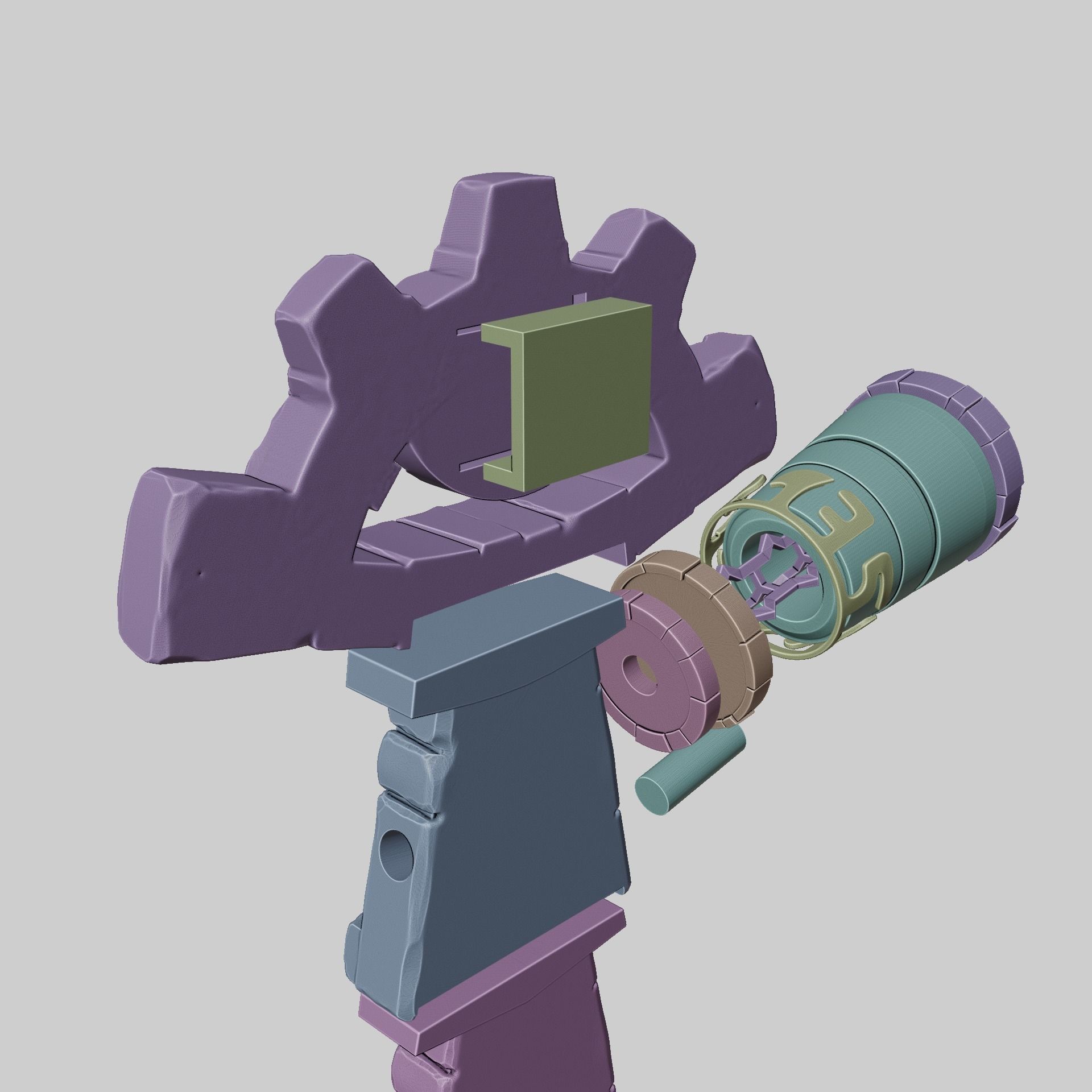 Link UltraHand Energy Cell Capacitor Zelda Tears of The Kingdom 3D print model_11