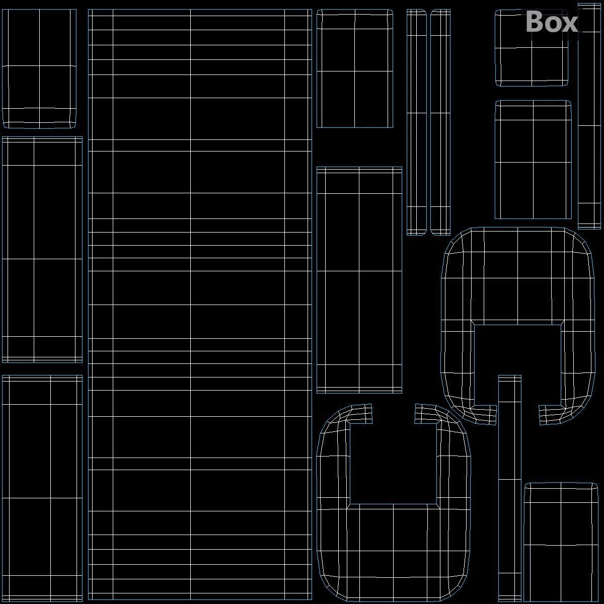 Zip Fastener For Outerwear With 5cm Teeth Rows 3D model_25