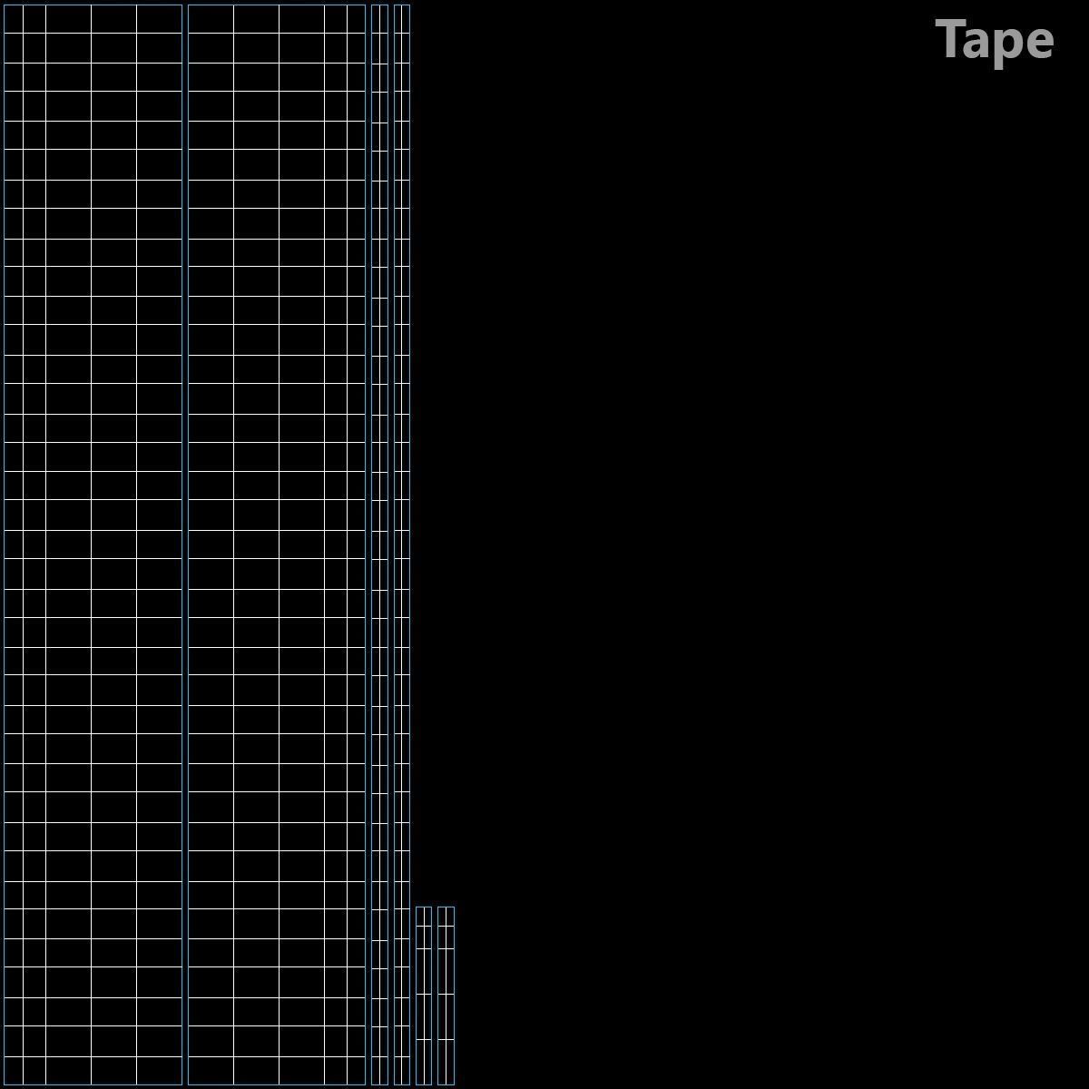 Zip Fastener For Outerwear With 5cm Teeth Rows 3D model_27