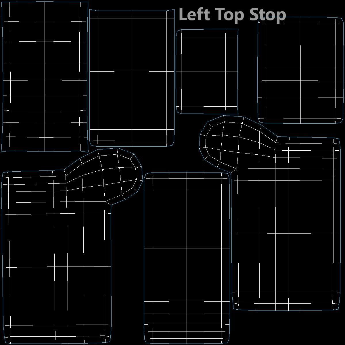 Zip Fastener For Outerwear With 5cm Teeth Rows 3D model_23