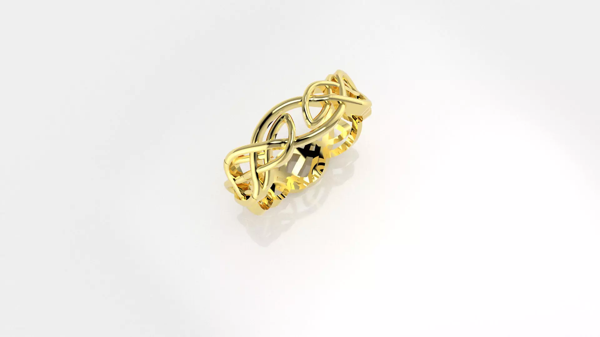 Celtic Knot Ring 3D print model