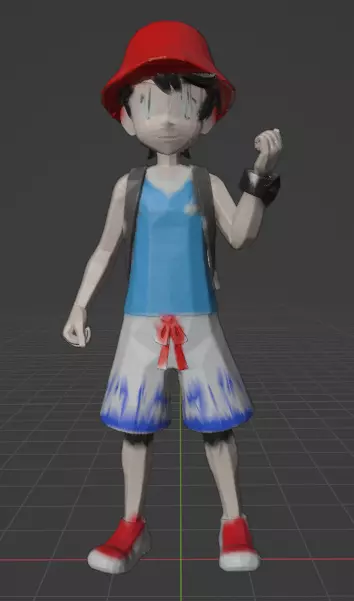 Elio 2 pokemon trainer 3D print model_0