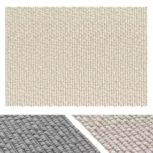Pottery Barn Wool Rug 3D model