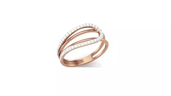 Women Ring Earrings Pendant set 3dm stl 3mf glb render details