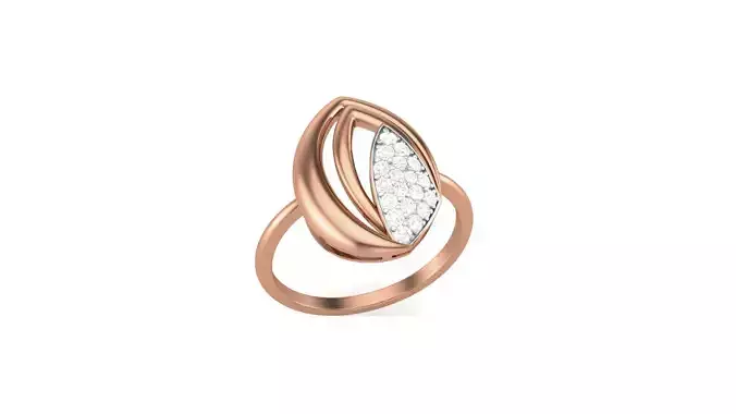 Women Ring Earrings Pendant set 3dm stl 3mf glb render details