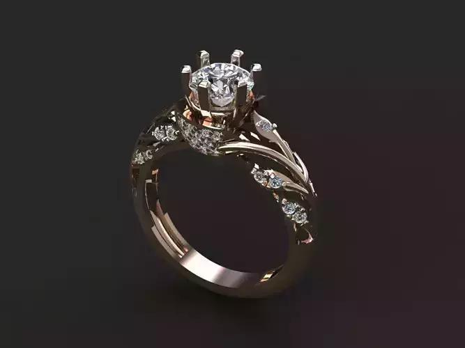Leaves ring