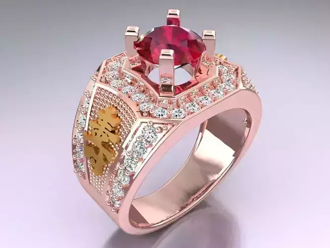 Diamond Rings  - N6948 3D print model