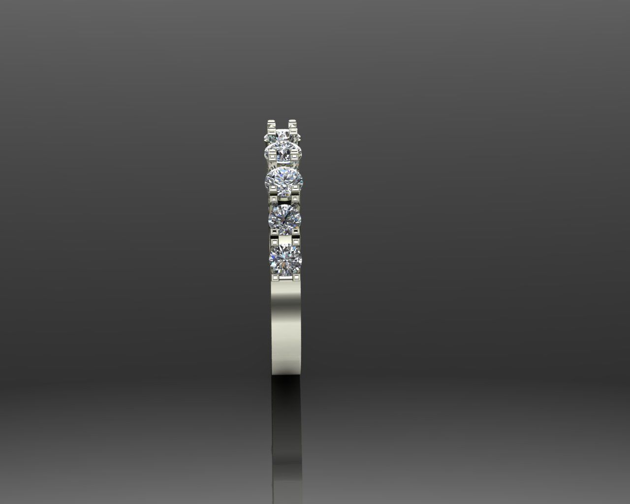 6 diamond ring 3D print model_10