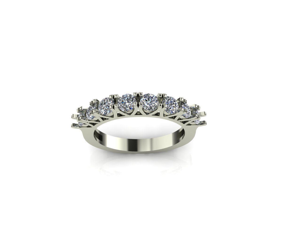 6 diamond ring 3D print model_6