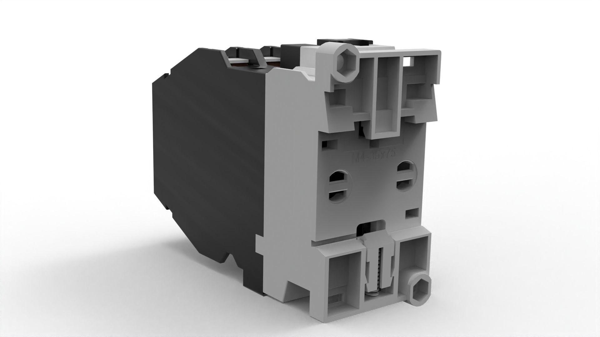 Contactor Low-poly 3D model_6