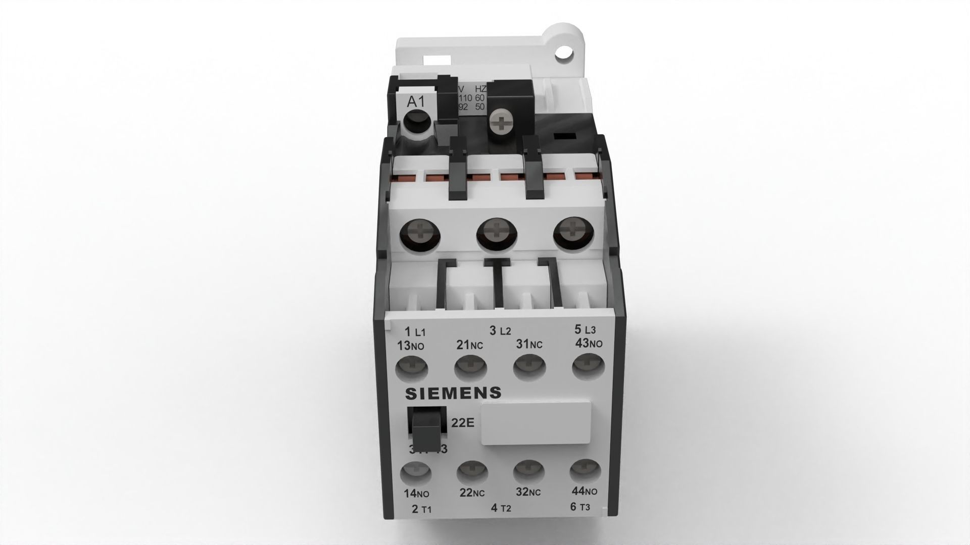 Contactor Low-poly 3D model_11
