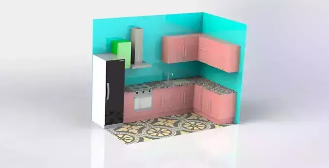 ehab kitchen 3D model