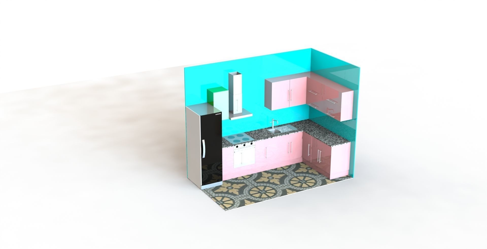 ehab kitchen 3D model_2