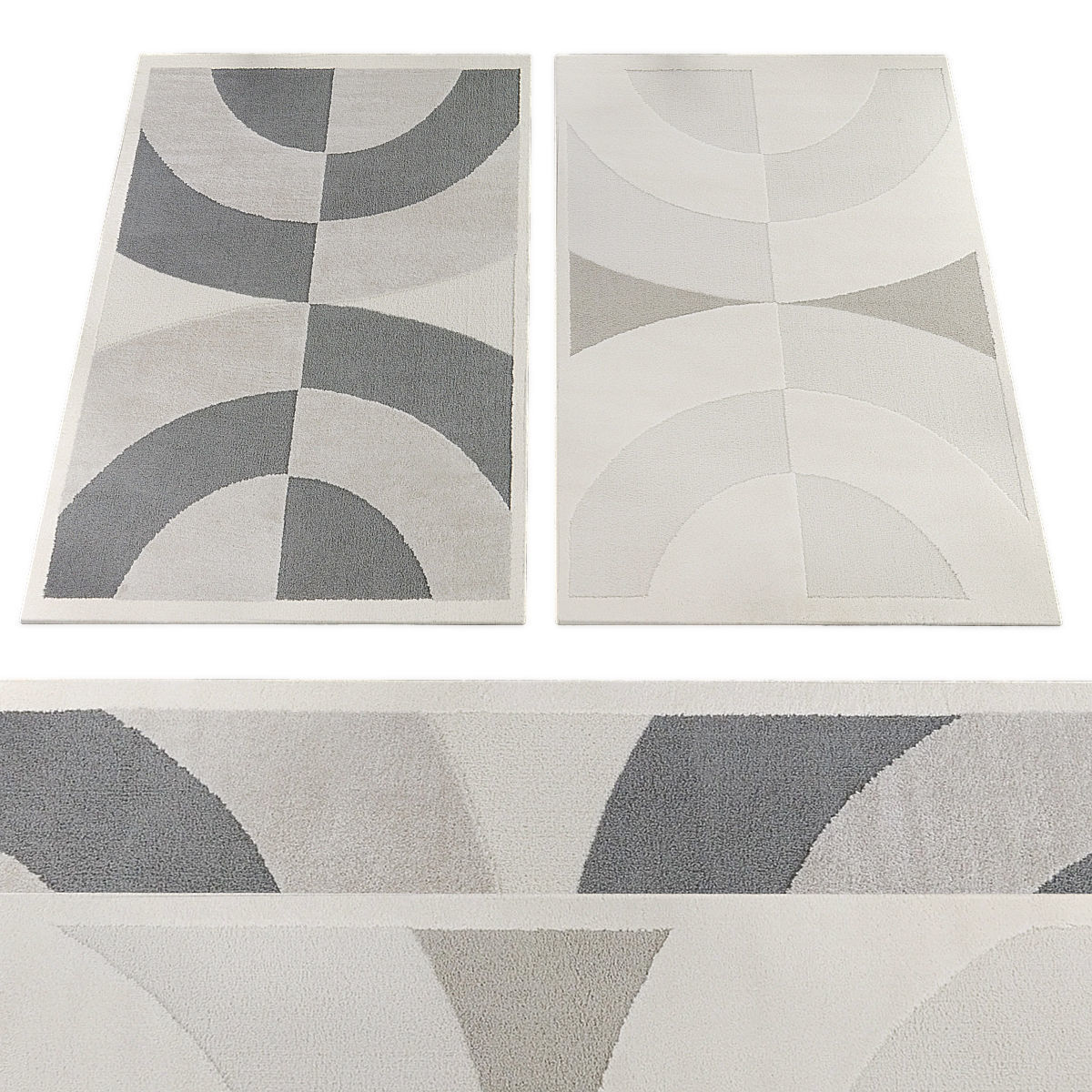 Rug458 Low-poly 3D model_2