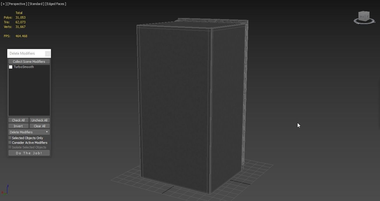 GE Side by Side Refrigerator GSS25IYNFS 3D model_7