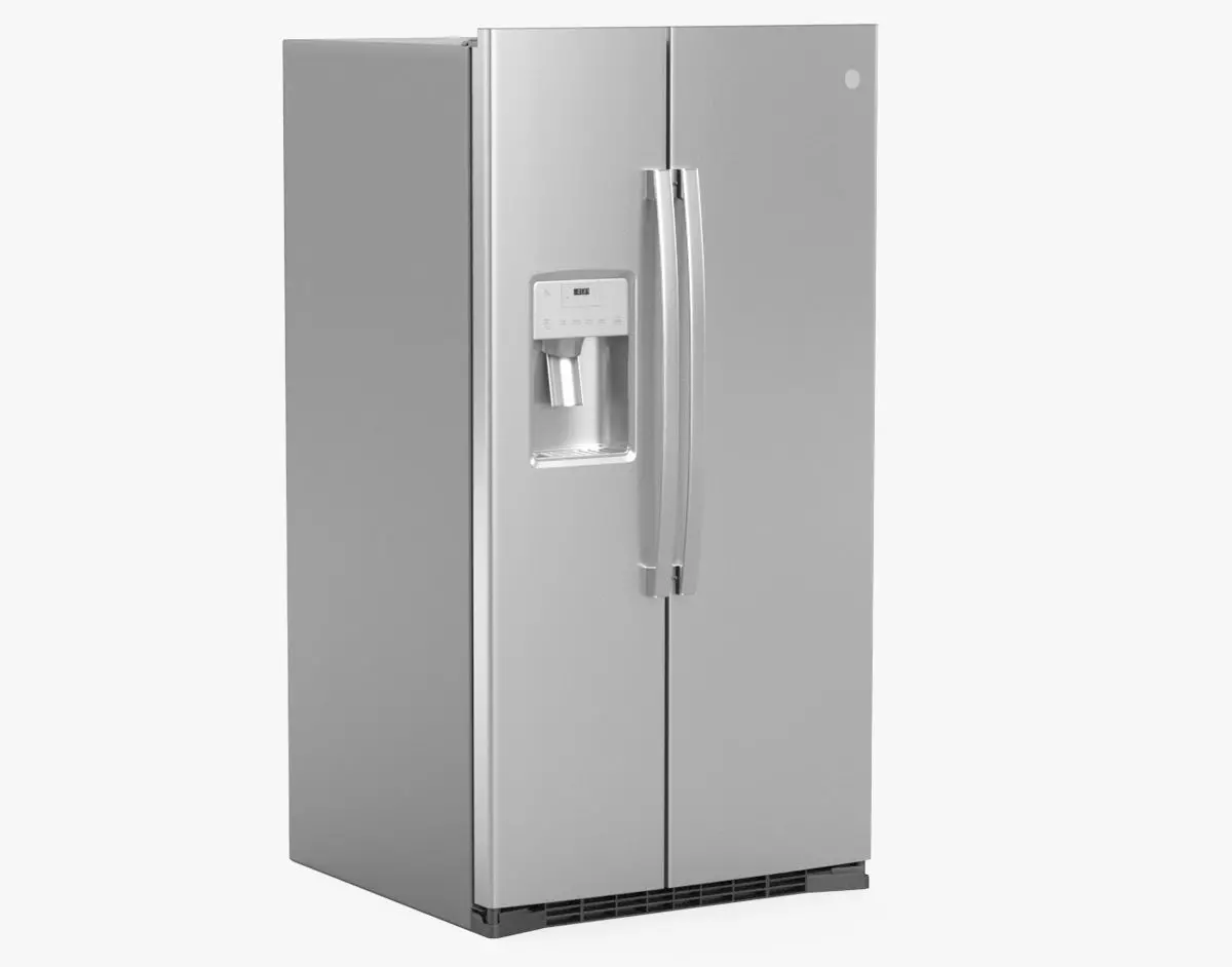 GE Side by Side Refrigerator GSS25IYNFS 3D model_0