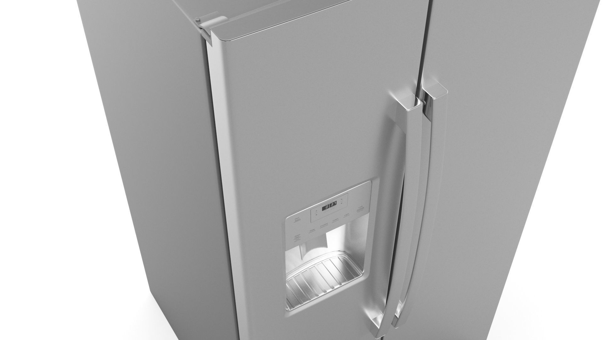 GE Side by Side Refrigerator GSS25IYNFS 3D model_1