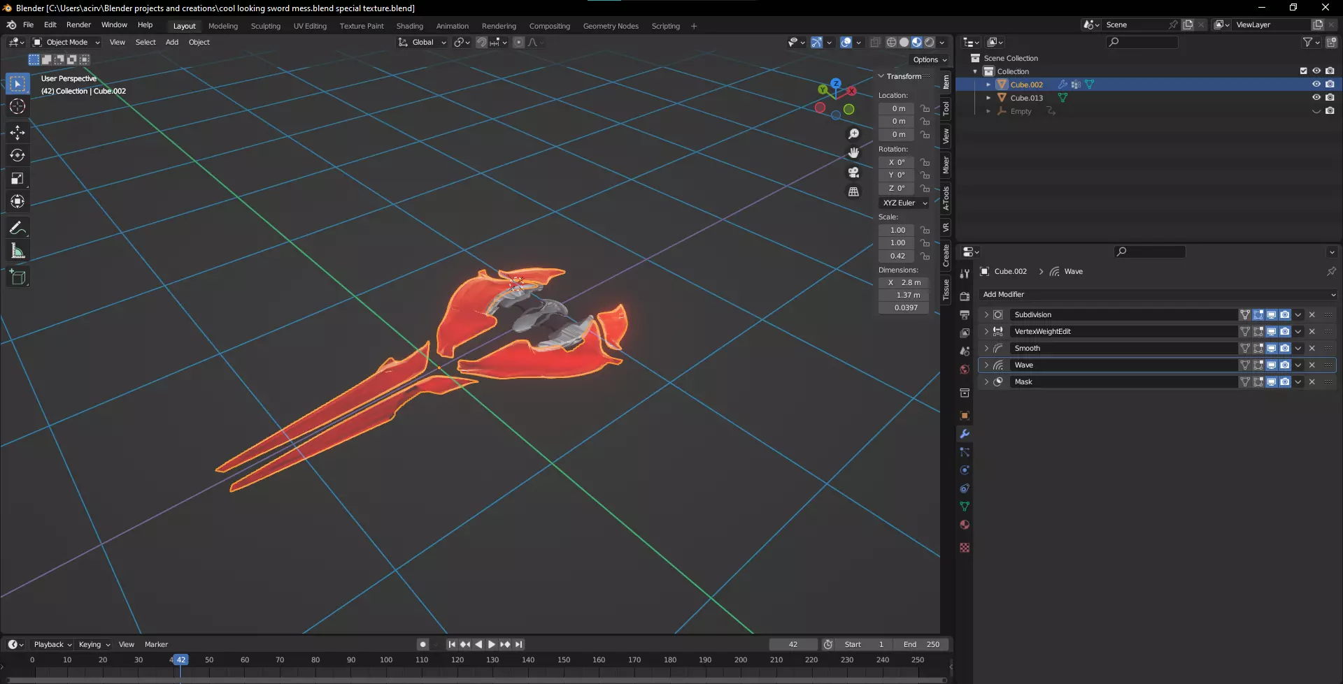 Halo energy sword 3D model_0