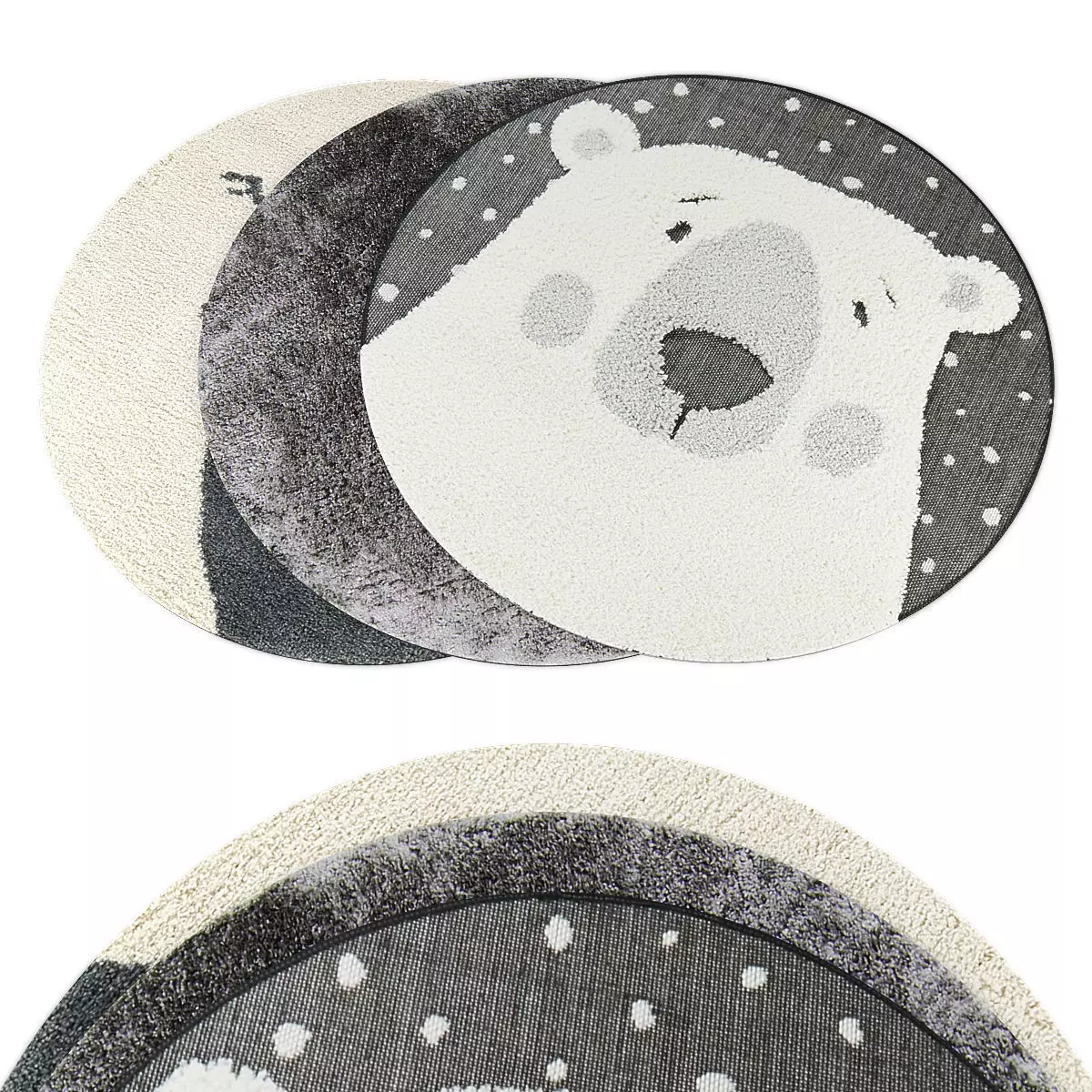 Rugs collection 365 Low-poly 3D model_0