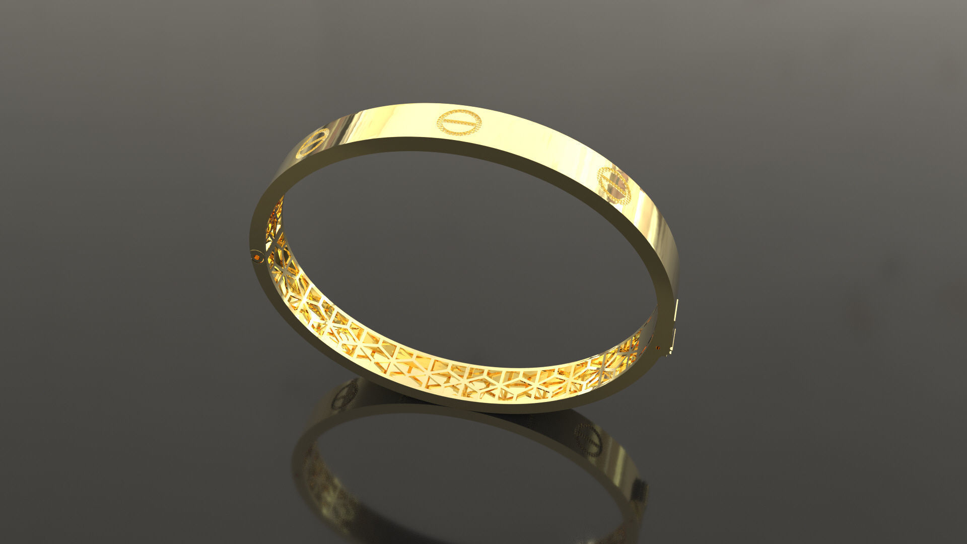 8mm bracelets 3D print model_1