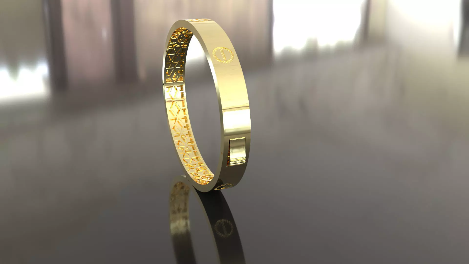 8mm bracelets 3D print model_0