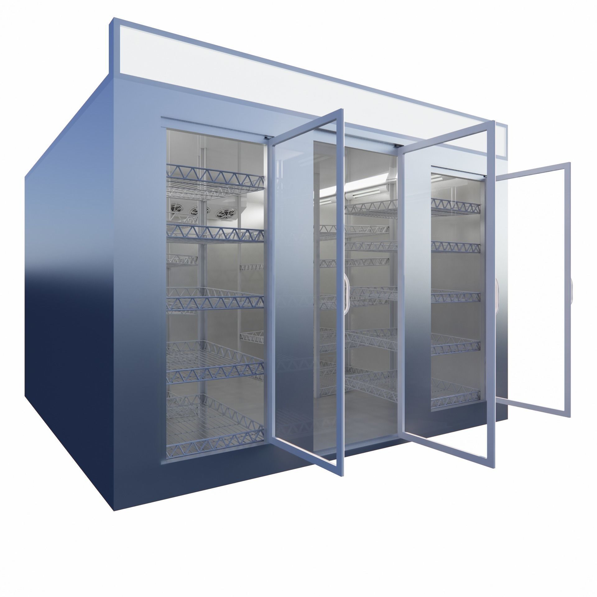 Walk-in Beer 3D model_1