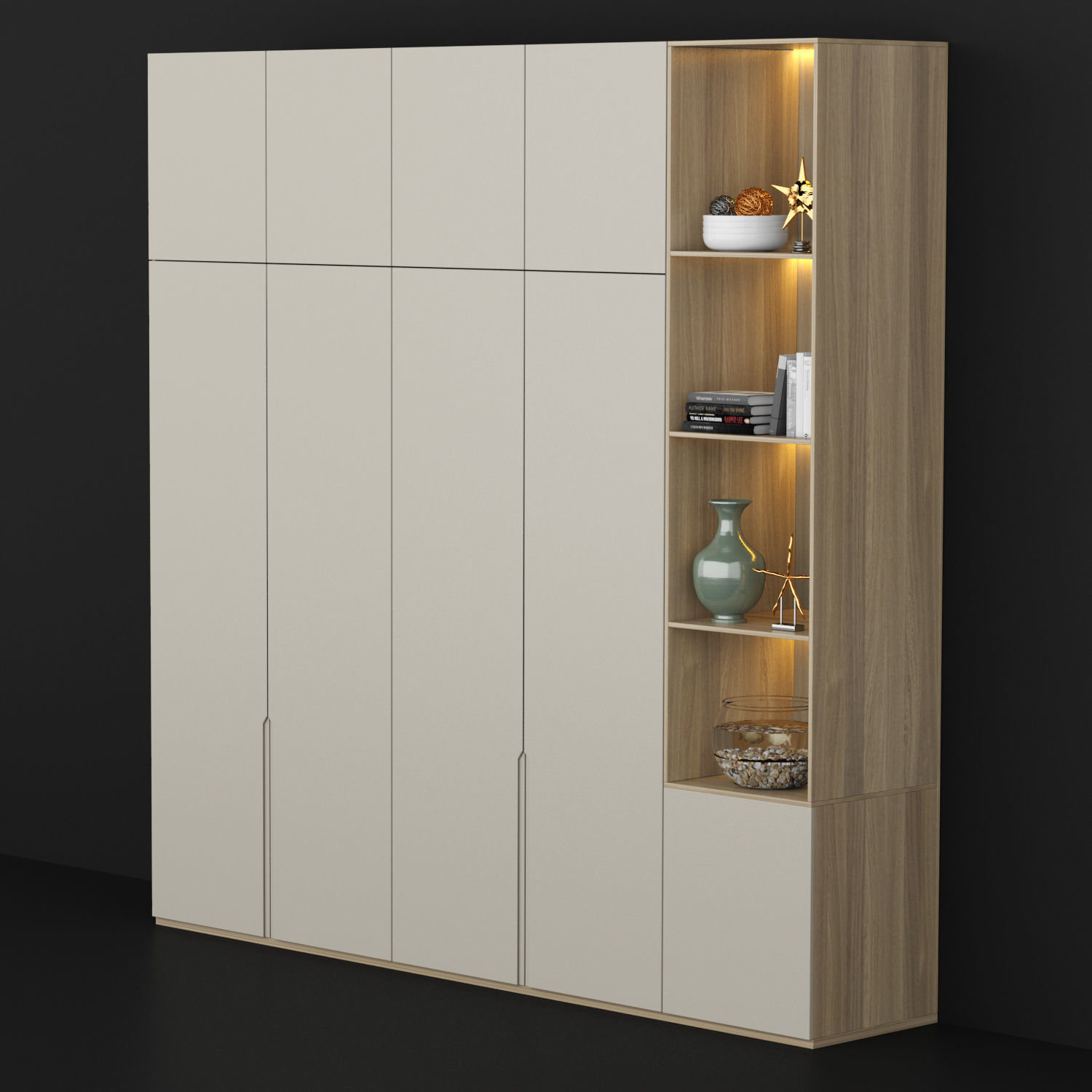 Furniture shelf 005 3D model_2