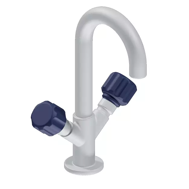 PVC Mixer Tap 3D model_0
