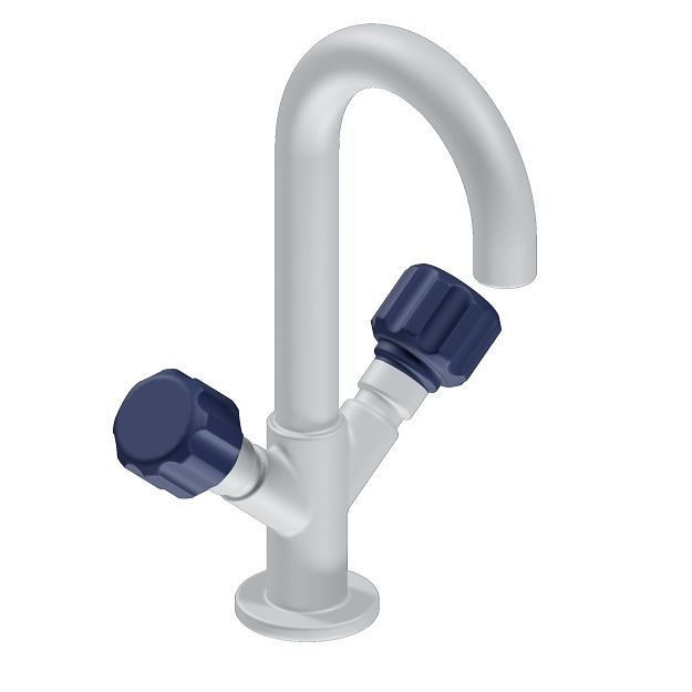 PVC Mixer Tap 3D model_1