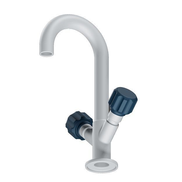 PVC Mixer Tap 3D model_3