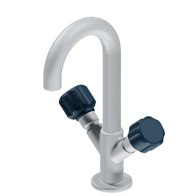 PVC Mixer Tap 3D model_2