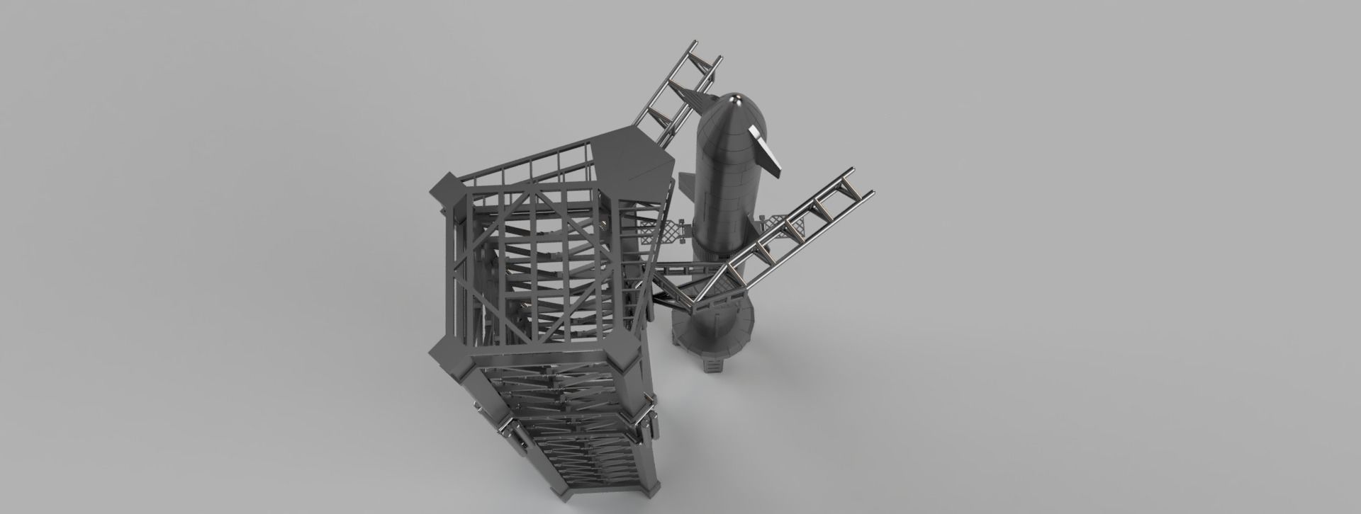 SpaceX STARSHIP ARE Build Kit  3D print model_5