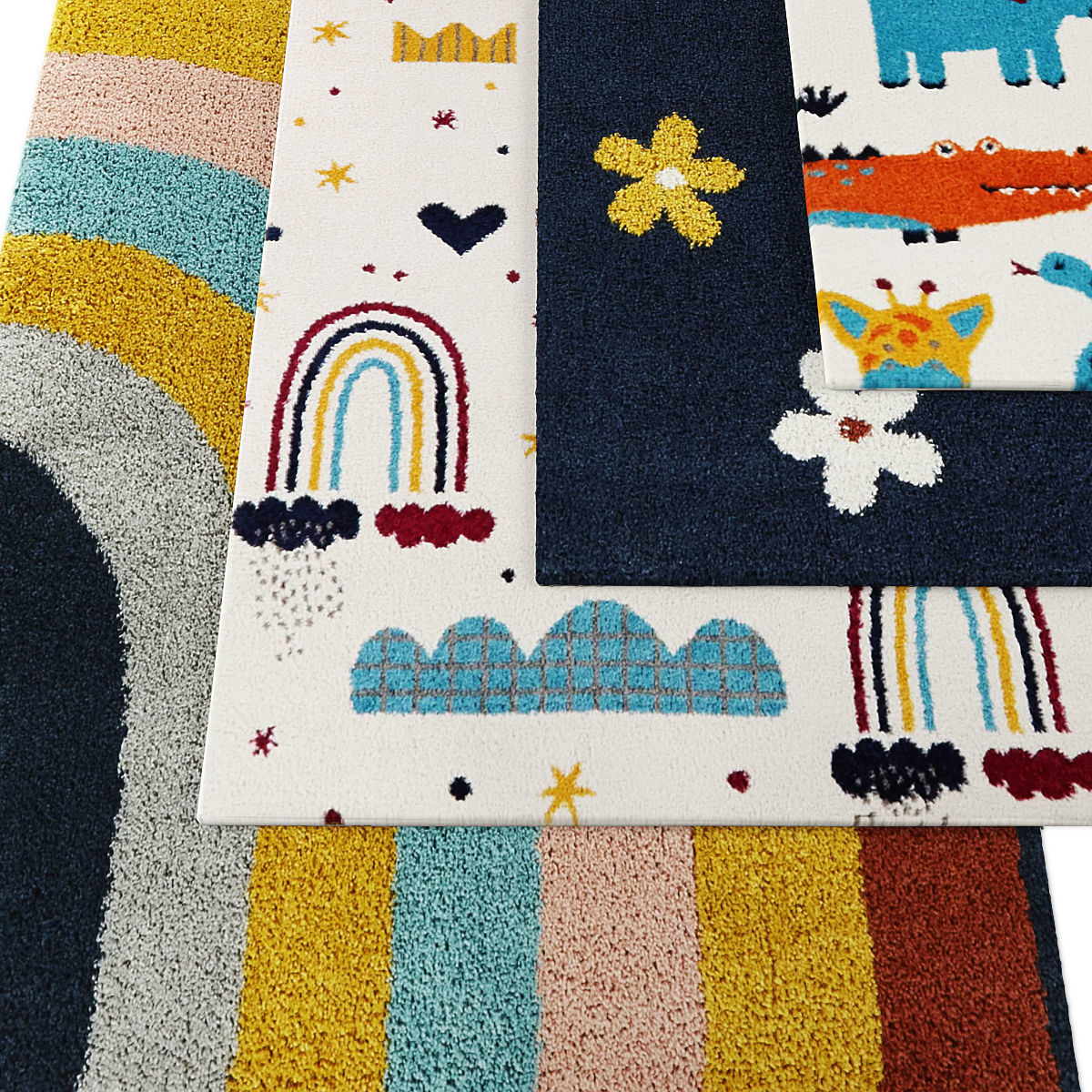 Rugs collection 366 Low-poly 3D model_1