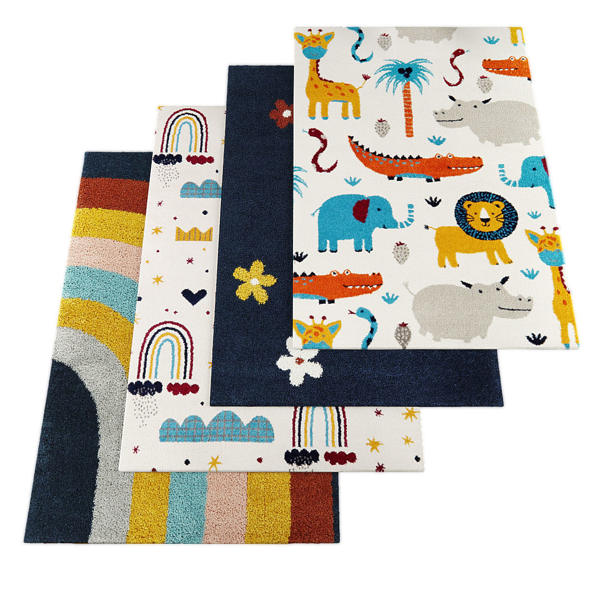 Rugs collection 366 Low-poly 3D model_2