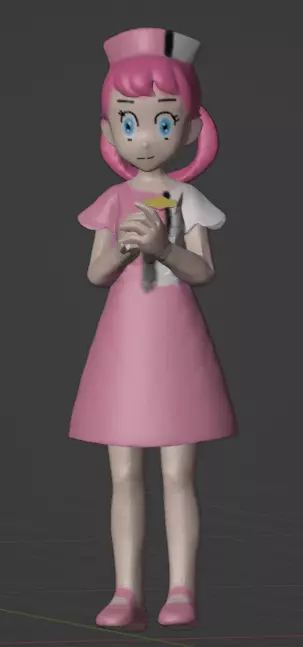 nurse joy alola 3D print model_0