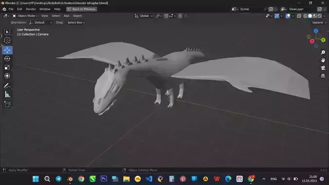 blender 3D print model