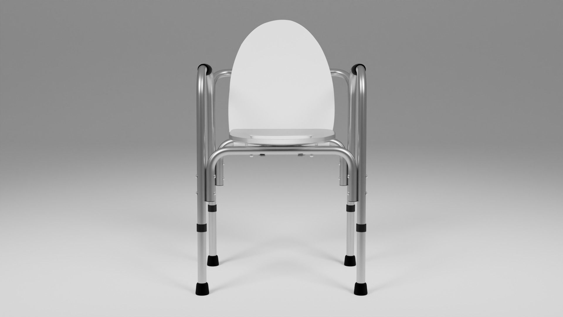 Toilet seat riser for elderly handicapped injured 3D model_2