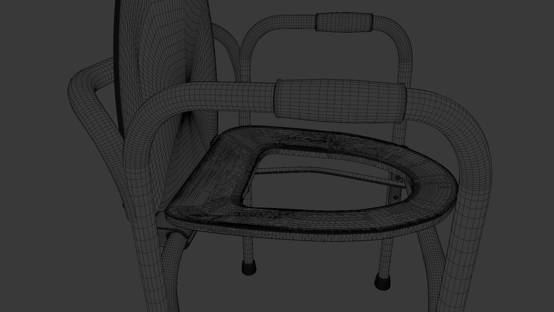 Toilet seat riser for elderly handicapped injured 3D model_5