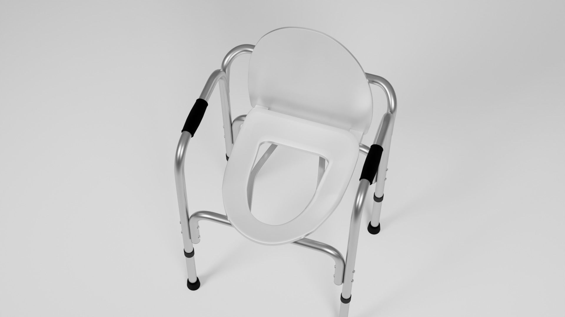 Toilet seat riser for elderly handicapped injured 3D model_3