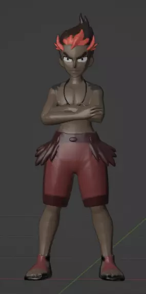 Kiawe Trial Captain 3D print model_0