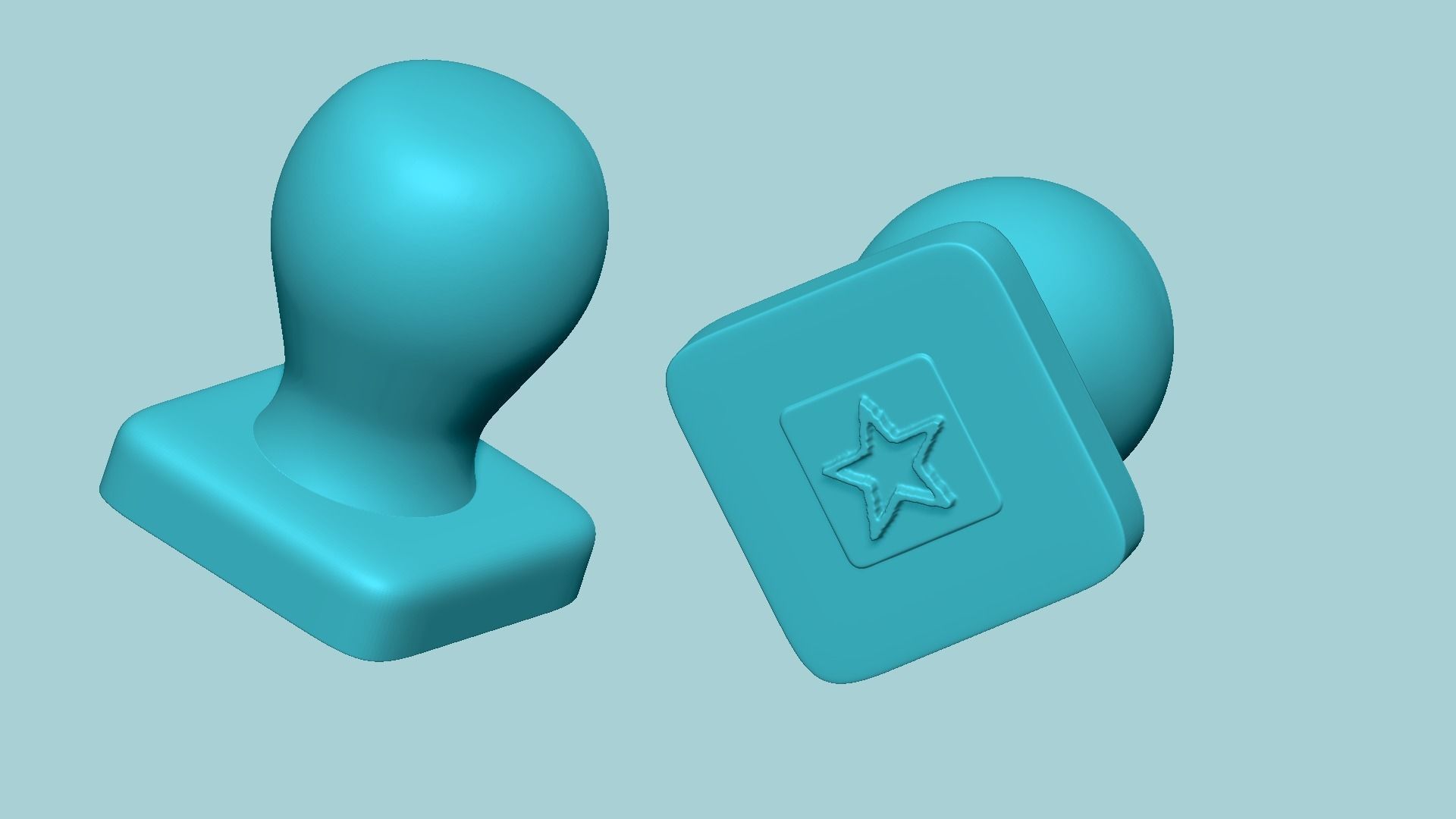 Joker Facial Tattoo Stamps - Cosplay STL Printable 3D print model_9