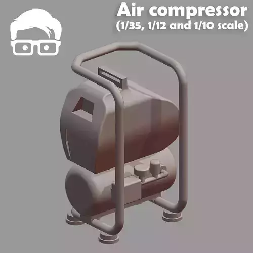 Air Compressor - inc scaled files for diorama and action figures